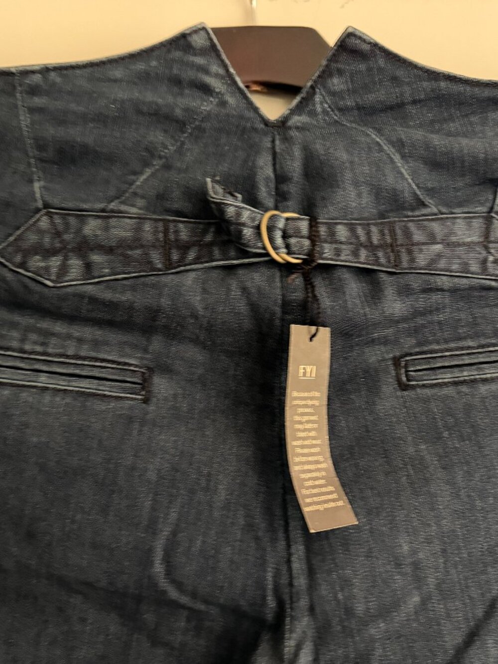 NWT London Jean Dark Wash High Rise Wide Leg Jeans Size 10